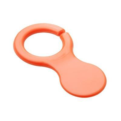 Porte-clés jeton en plastique Ebershop Orange