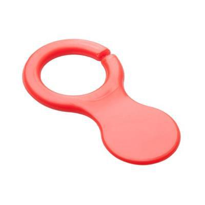 Porte-clés jeton en plastique Ebershop Rouge