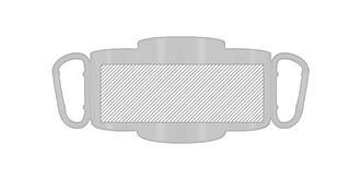 Mug de 200 ml en acier avec mousqueton Ghogila - Marquage autour