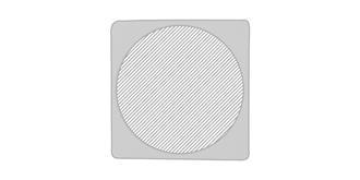 Autocollant réfléchissant de forme ronde Matife - Marquage Recto