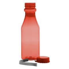 Gourde de sport transparent en plastique Unrey