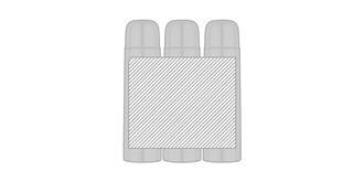 Bouteille isotherme de 500 ml en acier Agenta - Marquage autour