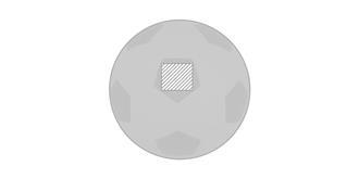 Ballon de football antistress en PU Bugar - Impression sur panneau 2 ballon