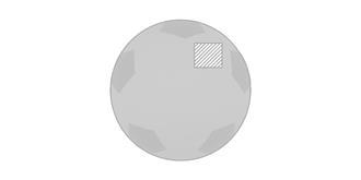 Ballon de football antistress en PU Bugar - Impression sur panneau 4 ballon