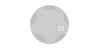 Ballon de football antistress en PU Bugar - Impression sur panneau 5 ballon