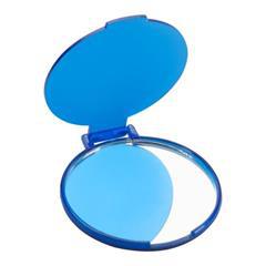 Miroir de poche forme arrondie en plastique Kazou