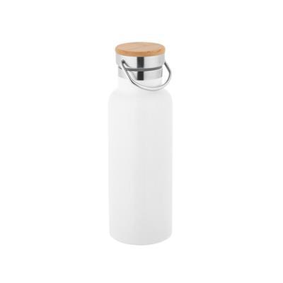 OBG.PUB - Bouteille en acier inoxydable 500 ml RAGNAR. Blanc Bouteille en acier inoxydable 500 ml RAGNAR. Blanc