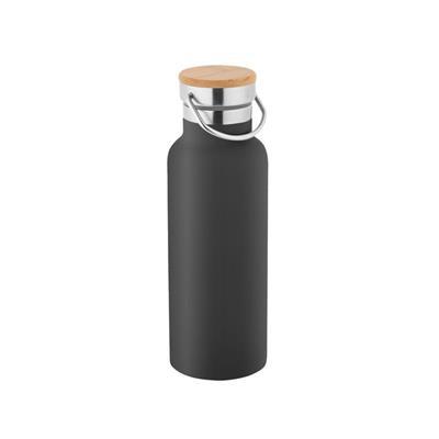 OBG.PUB - Bouteille en acier inoxydable 500 ml RAGNAR. Noir Bouteille en acier inoxydable 500 ml RAGNAR. Noir