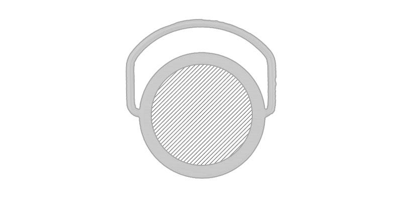 OBG.PUB - Bouteille en acier inoxydable 500 ml RAGNAR. - Impression Haut Bouteille en acier inoxydable 500 ml RAGNAR. - Impression Haut