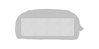 Sac à chaussures en polyester Pires - Marquage Recto