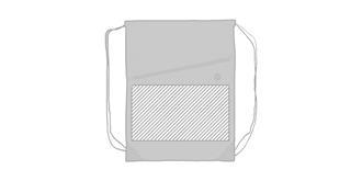 Sac de piscine en polyester avec poche Blader - Marquage Recto