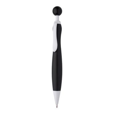 OBG.PUB - Stylo à bille rétractable en plastique Oprye Noir Stylo à bille rétractable en plastique Oprye Noir