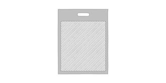 Sac de shopping en matières non tissé Blaster - Marquage Verso