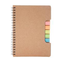 OBG PUB - Bloc-notes avec spirales en papier recyclé Seek