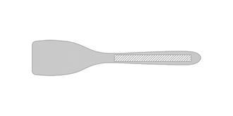 Spatule en bambou robuste original Borinos - Marquage Verso