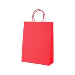 OBG PUB - Sac en papier coloré avec poignée courte Store