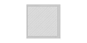 Cube en verre pour gravure laser Tampay - Impression Bas