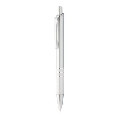 Stylo à bille en plastique/aluminium Lane Argent