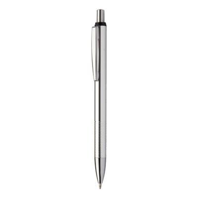 Stylo à bille en aluminium avec grip Nuhar Argent
