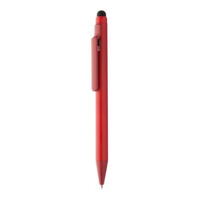OBG.PUB - Stylo bille rétractable avec stylet en ABS Mopye Rouge Stylo bille rétractable avec stylet en ABS Mopye Rouge