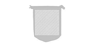 Sac étanche avec boucle en polyester Hyrea - Marquage Recto