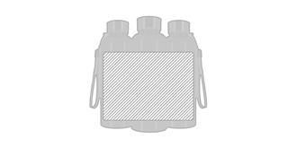 Gourde en plastique RPET de 500 ml Pems - Marquage autour