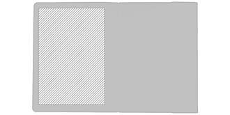 Porte documents en plastique PP Alphine - Impression à l'intérieur