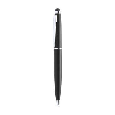 OBG.PUB - Stylo à bille avec stylet à mécanisme twist Komby Noir Stylo à bille avec stylet à mécanisme twist Komby Noir