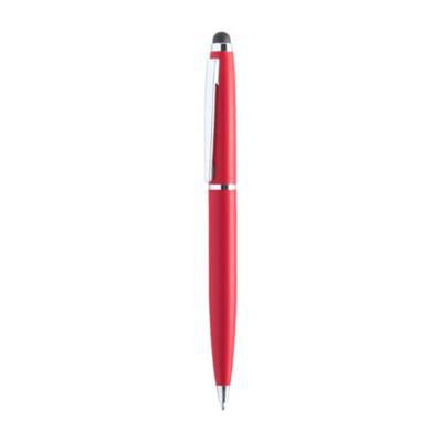 OBG.PUB - Stylo à bille avec stylet à mécanisme twist Komby Rouge Stylo à bille avec stylet à mécanisme twist Komby Rouge