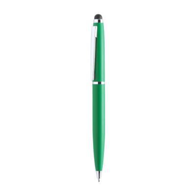 OBG.PUB - Stylo à bille avec stylet à mécanisme twist Komby Vert Stylo à bille avec stylet à mécanisme twist Komby Vert
