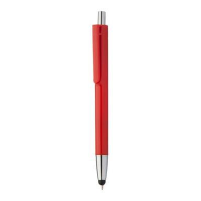 Stylo bille avec stylo stylet en plastique Rincoy Rouge