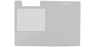 Ecritoire en PVC avec clip de fixation Clasore - Impression à l'intérieur