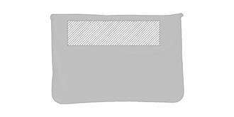 Ensemble de voyage avec oreiller gonflable Ploner - Impression avant en haut