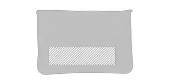 Ensemble de voyage avec oreiller gonflable Ploner - Impression pochette recto