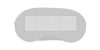 Masque de voyage pour les yeux en microfibre Asleo - Marquage Recto