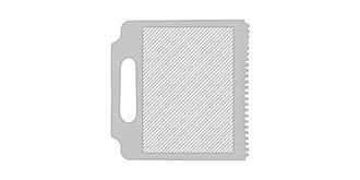 Cahier à spirales en papier recyclé Makro - Marquage Verso