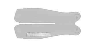 Pince multi fonctions en aluminium Cuttior - Impression Gauche