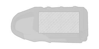 Cadenas à bagages en métal Zanes - Marquage Verso