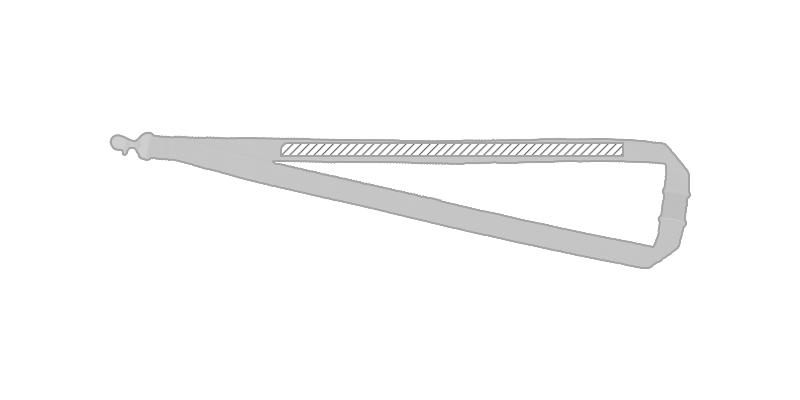 OBG.PUB - Tour de cou en polyester avec mousqueton Kappir - impression avant coté droite Tour de cou en polyester avec mousqueton Kappir - impression avant coté droite