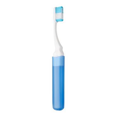 Brosse à dents en plastique pliable Hyros Bleu