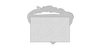 Collier pour chien en polyester Rocque - A l'avant