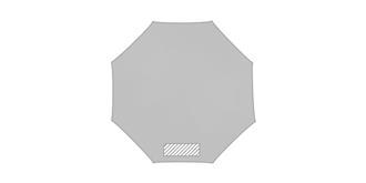 Parapluie automatique avec poignée renforcée Gora - Impression 5ème pan du parapluie