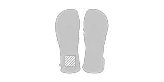 Tongs coloré unisexe en polyester Kapye - Impression Gauche