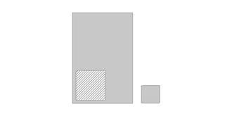 Serviette absorbante coloré en microfibre Huyra - impression en bas à gauche