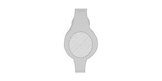 Ecouteur bluetooth en plastique Darly - Impression Droite