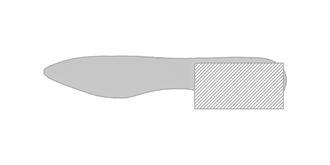 Set couteaux à fromage en bambou Boursie - impression sur poignée 2