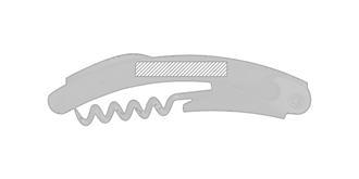 Set à vin dans une boîte en bambou Nitoler - A l'avant