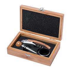 OBG PUB - Set à vin dans une boîte en bambou Nitoler