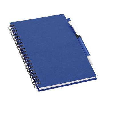 Carnet avec couverture rigide et stylo Rothfuss Bleu