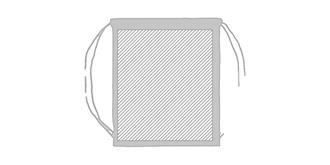 Sac à dos à cordons en polyester Jocker - Marquage Recto